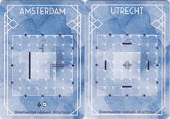 Railroad Ink: Utrecht and Amsterdam Blueprint Promo Card