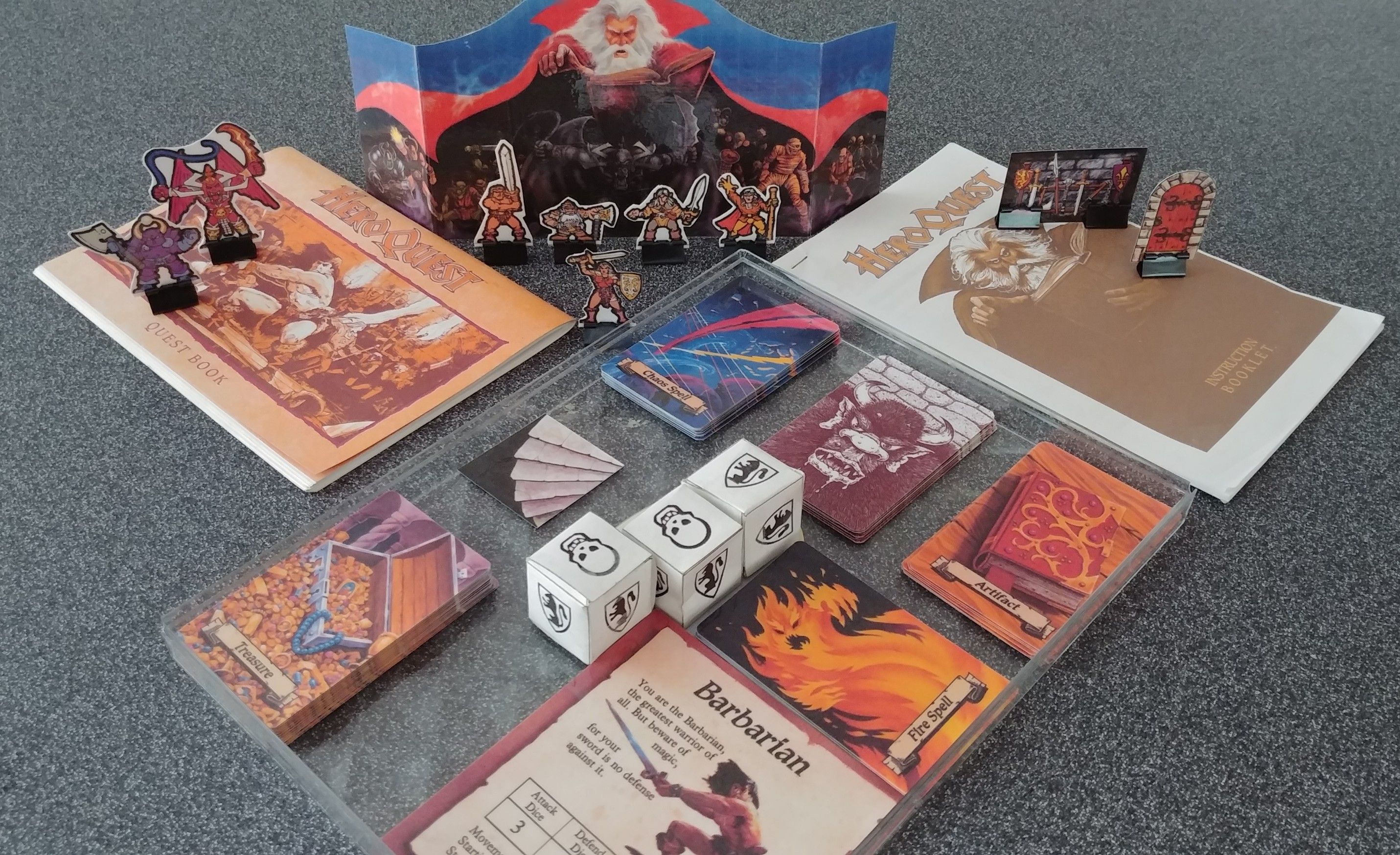 HQ paper minis | HeroQuest