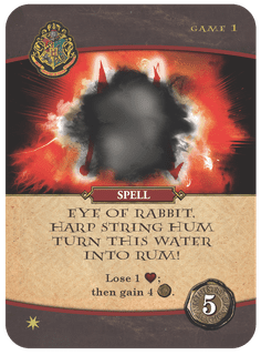 Harry Potter: Hogwarts Battle – Spell: Eye of Rabbit, Harp String Hum, Turn This Water Into Rum!
