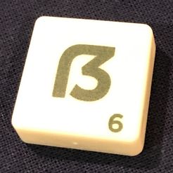 Scrabble: Big Eszett (ß)