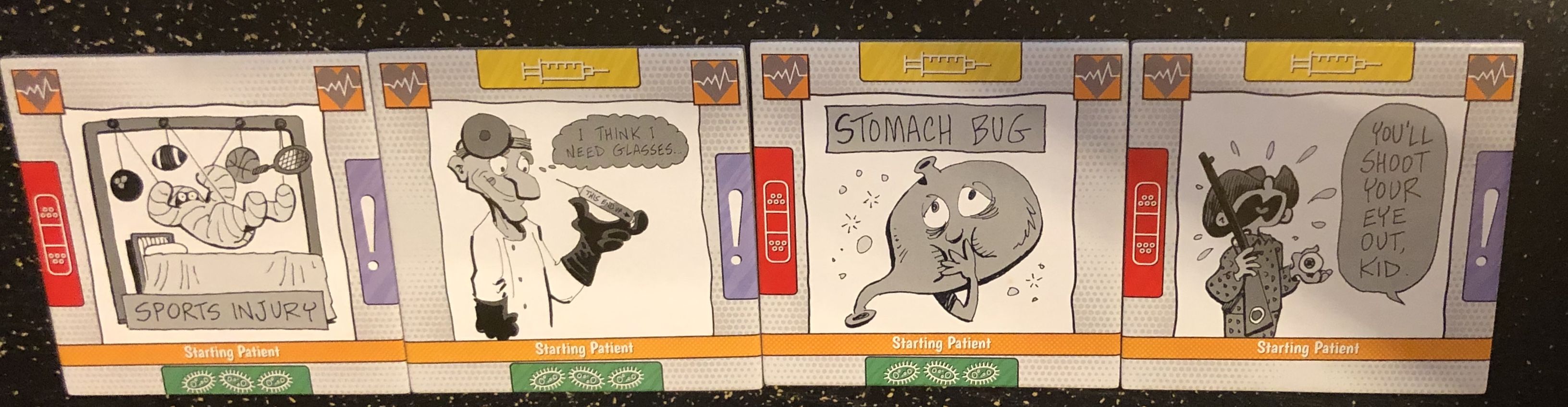 Bad Doctor Expansion: 4 Starting Patient Cards