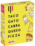 Taco Cat Goat Cheese Pizza - Spanish Edition! ¡Taco Gato Cabra Queso Pizza  - Edición Española! Ages 8+, 10-15min Play time, 2-8 Players