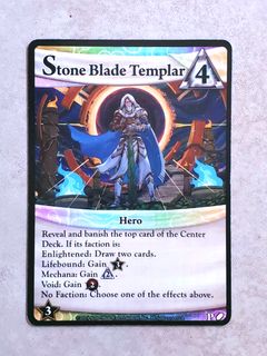 Ascension: Deckbuilding Game – Stone Blade Templar Promo Card