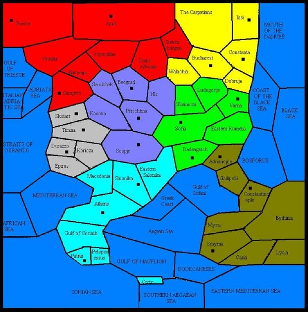 The First Balkan War | Board Game | BoardGameGeek