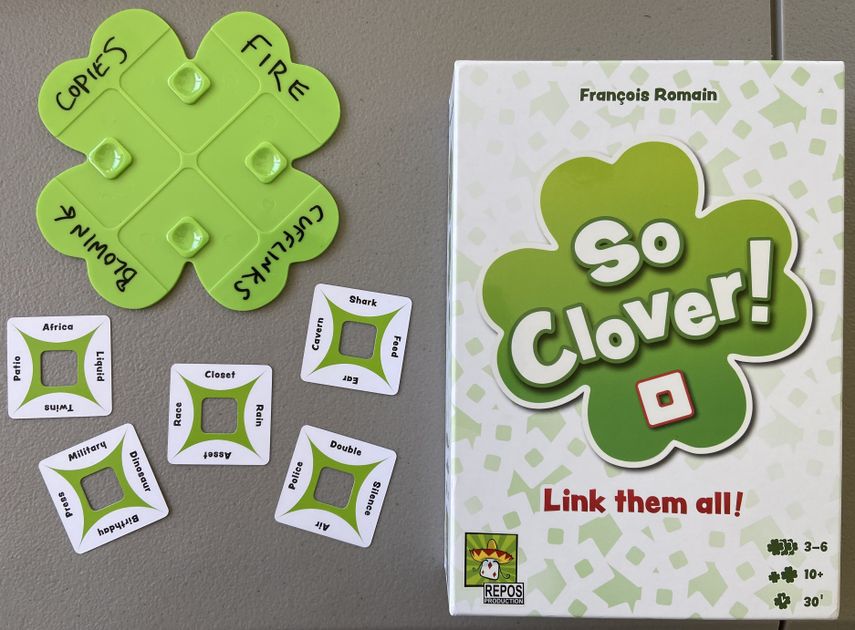 Game Preview: So Clover!, or Not Just One Clue Giver, BoardGameGeek News