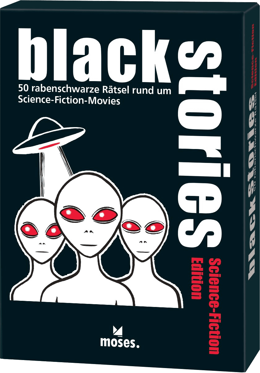 Boîte du jeu Black Stories: Science-Fiction Edition