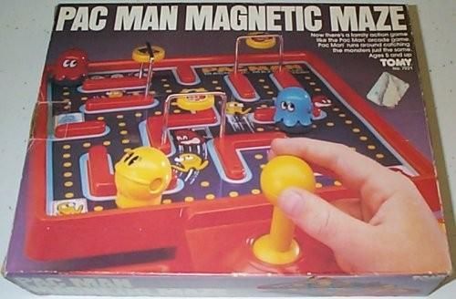 Pac Man Magnetic Maze Board Game Boardgamegeek