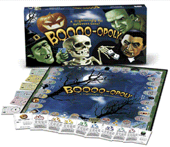 Boooo-opoly Halloween Board Trading Game 8yr to Adult VGC for sale online 