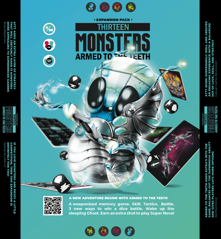 Coperta 13 Monsters: Armed to the Teeth