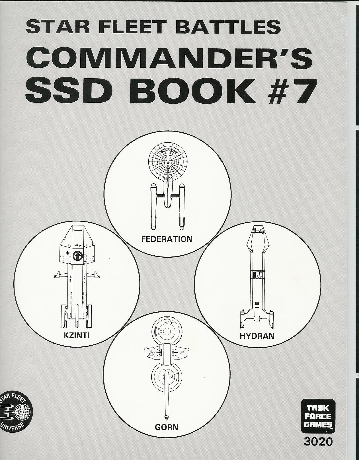 Star Fleet Battles: Commander's SSD Book #7