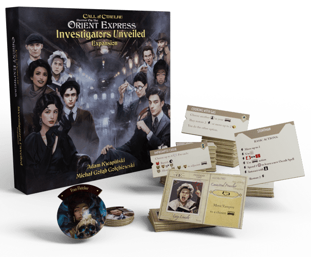 Horror on the Orient Express: The Board Game – Investigators Unveiled Expansion