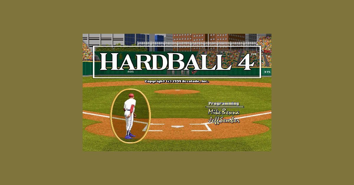 HardBall 4 Video Game VideoGameGeek