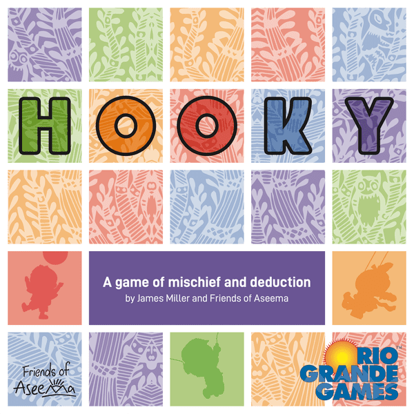 Hooky, Rio Grande Games, 2023 — front cover (image provided by the publisher)