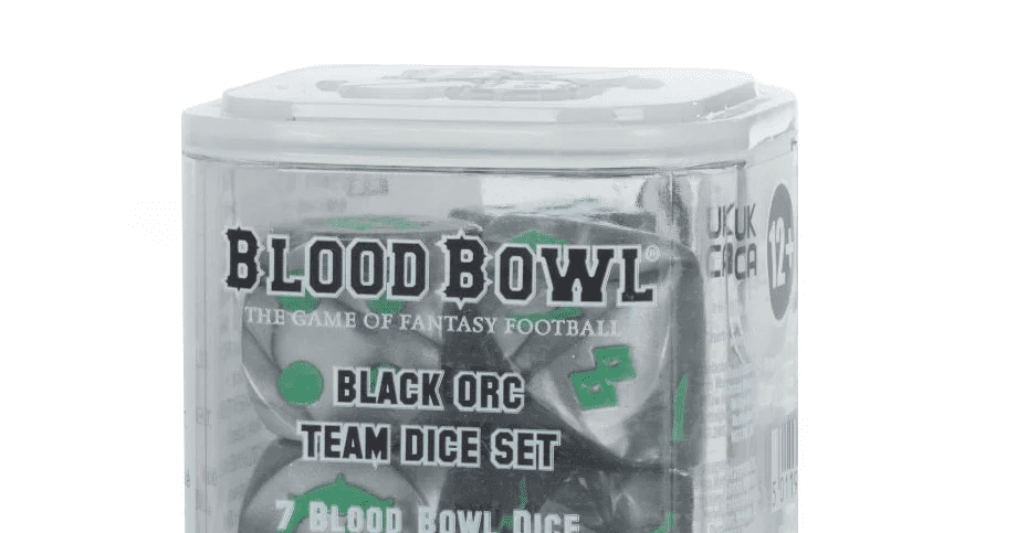 Blood Bowl (Second Season Edition): Black Orc Dice Set | Board