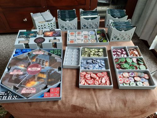 digimon tcg beginning observer card list Game of Thrones, Battle of the Five Rings, Arkham Horror Storage | Board  game Organizer main image 1