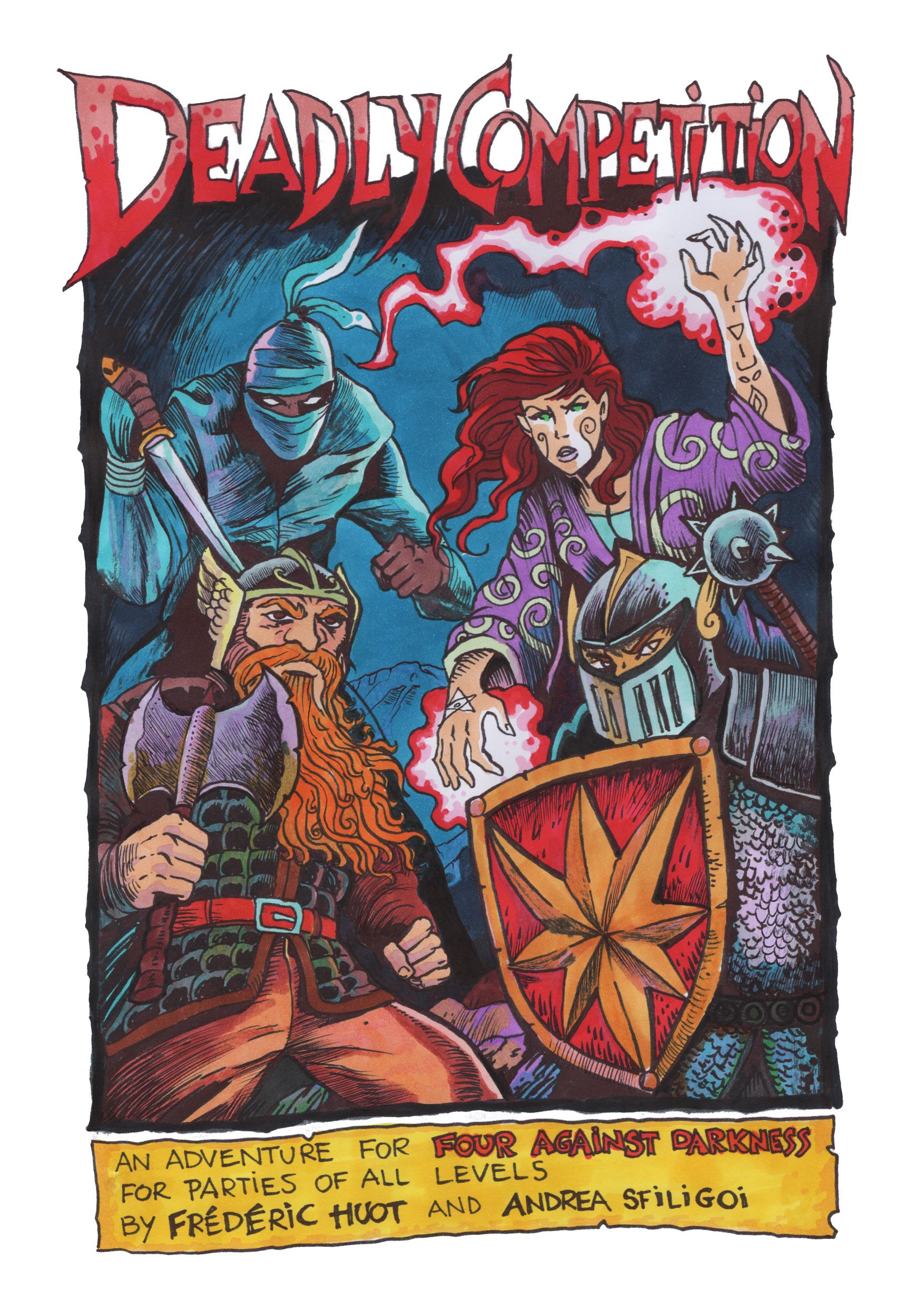 Deadly Competition: An Adventure for All Levels of Play for Four Against Darkness cover