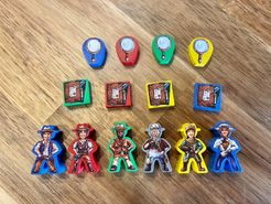 Lost Ruins of Arnak: LevityGames Meeple Upgrade Meeple Stickers
