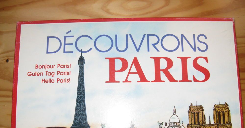 Jeu De Société 'Découvrons Paris' Par Schmidt - Jeu Familial Et éducatif - Occasion
