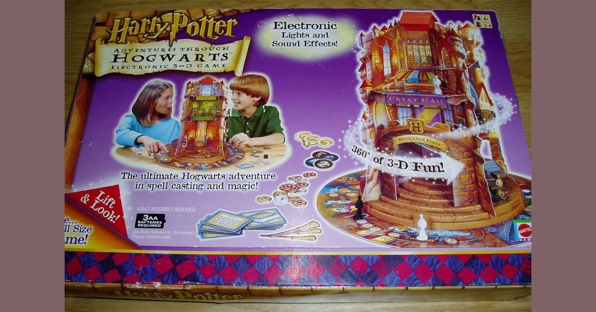 Harry Potter Adventure Through Hogwarts 3-D Game REPLACEMENT PIECES & PARTS 