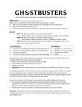 RPG Item: Ghostbusters (2016)