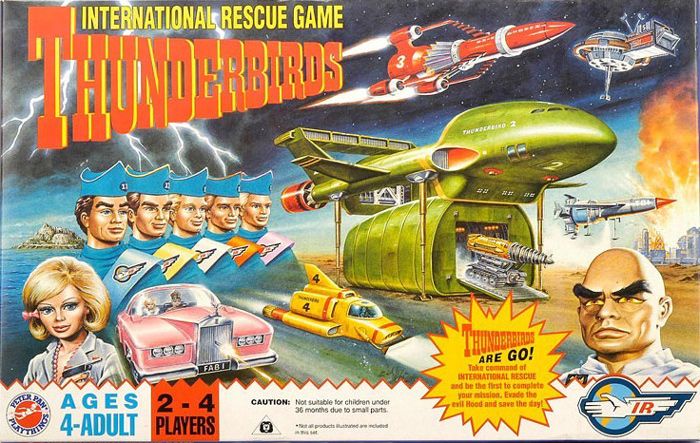 Thunderbirds Thunderbirds International Rescue Board Game 1992 Very Good Condition. 