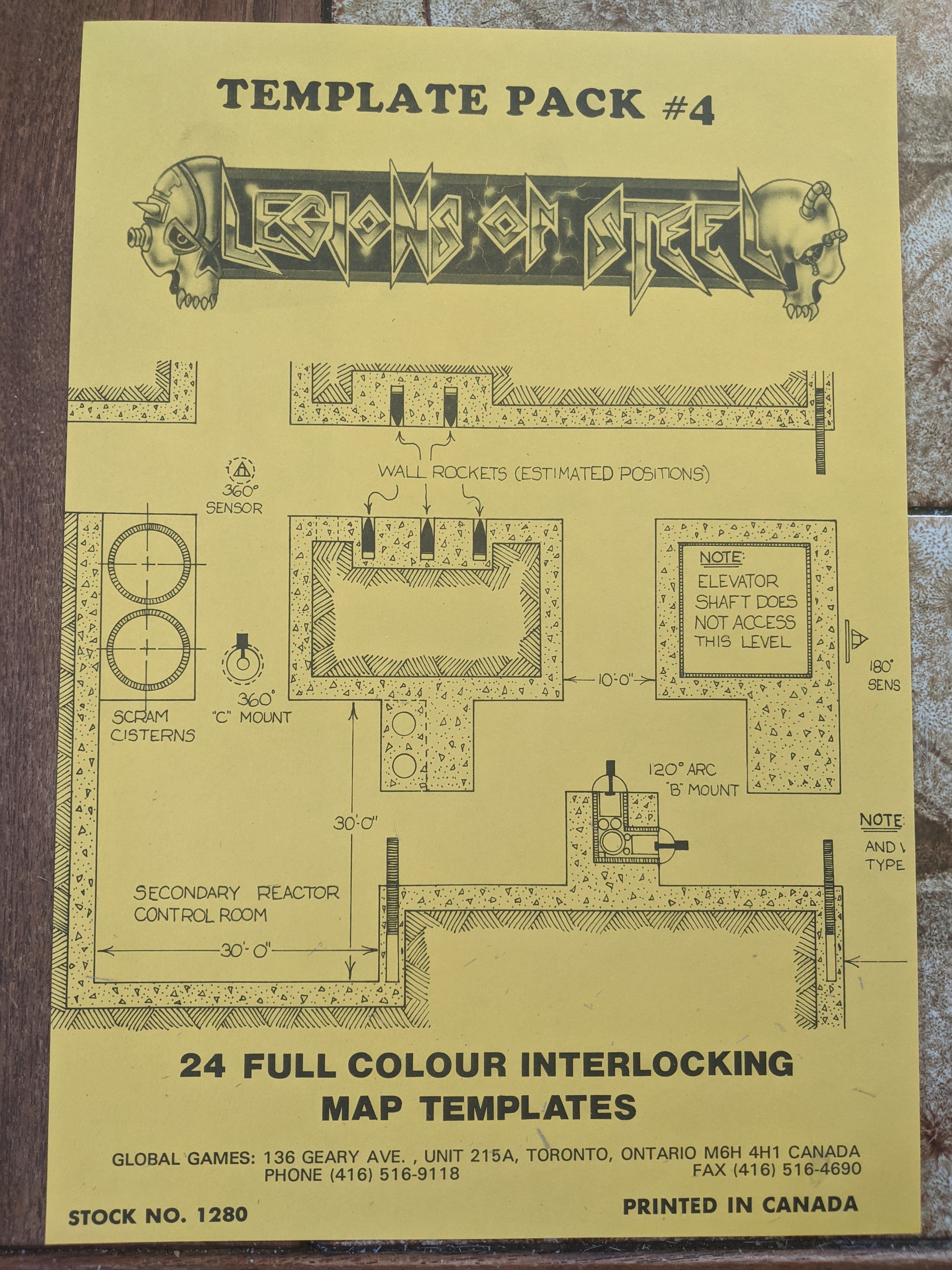 Legions of Steel: Template Pack #4