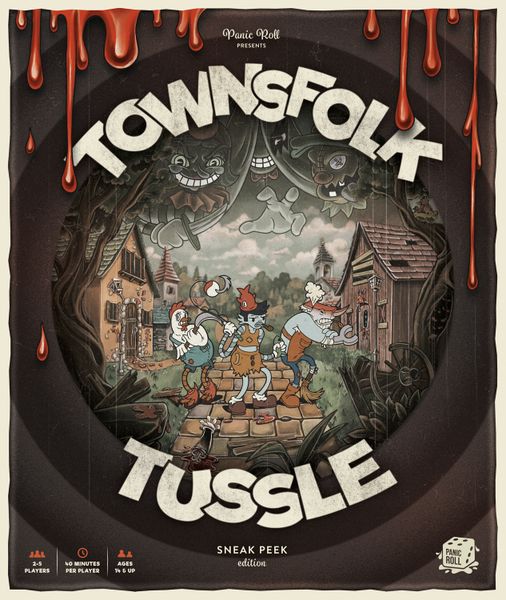 Townsfolk Tussle Box Art - Sneak Peek edition