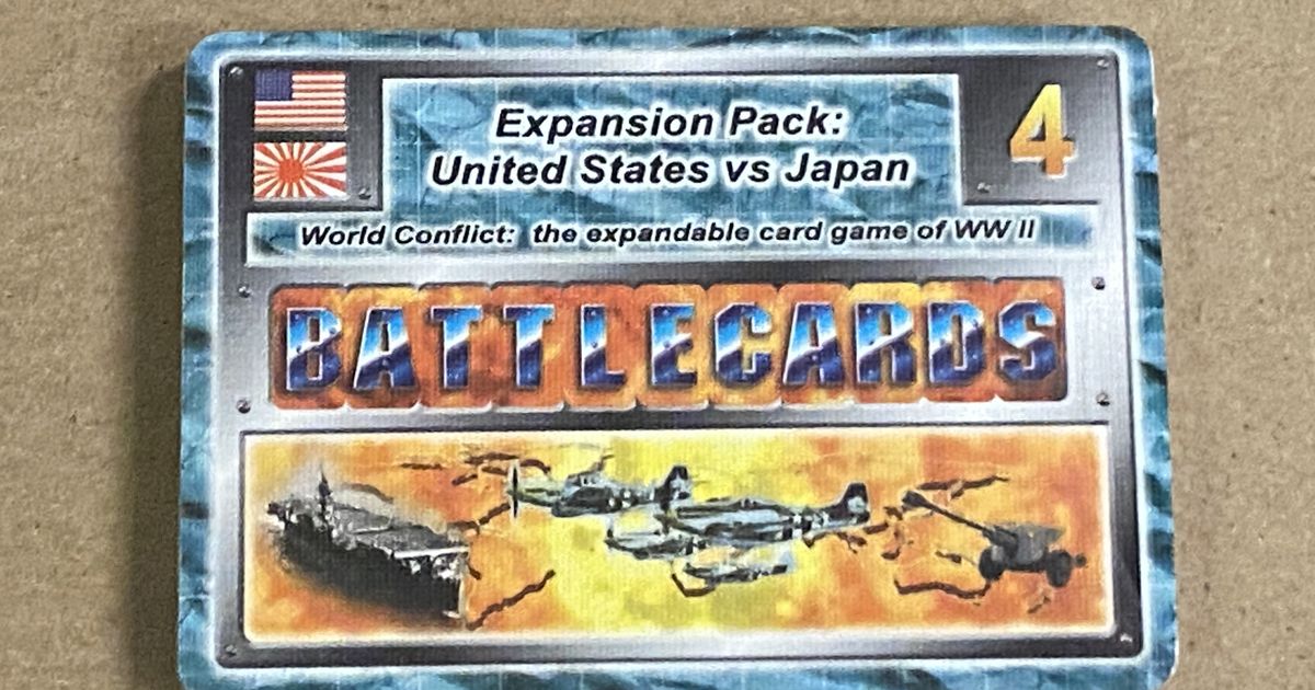 Battlecards: World Conflict – Pacific Theatre: Expansion Pack 4 | Board ...