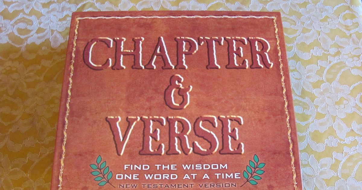 Chapter & Verse | Board Game | BoardGameGeek