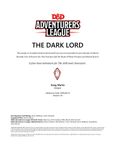 RPG Item: DDAL04-14: The Dark Lord