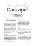 RPG Item: Dark Spell