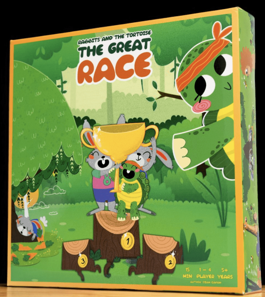 Cover art for Rabbits and the Tortoise: The Great Race