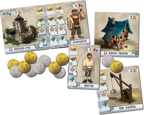 Board Game: The Builders: Middle Ages