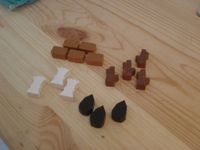 Board Game Accessory: Agricola: Resourceeples Wooden Farm Resources