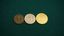 Board Game Accessory: Lisboa: Metal Coins