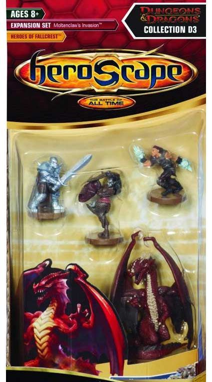 Heroscape: D3 Moltenclaw's Invasion – Heroes of Fallcrest Army Expansion