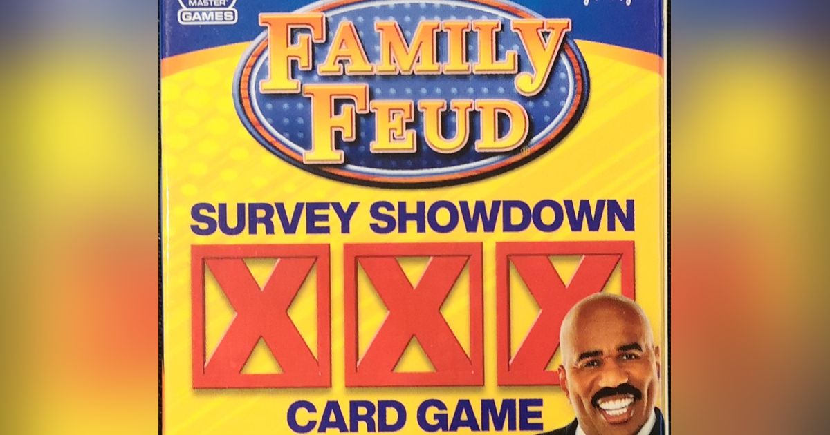 Family Feud Survey Showdown Card Game Board Game BoardGameGeek
