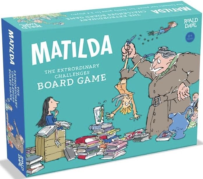 Cover art for Matilda: The Extraordinary Challenges Board Game