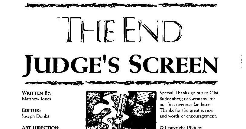 Judge's Screen | RPG Item | BoardGameGeek
