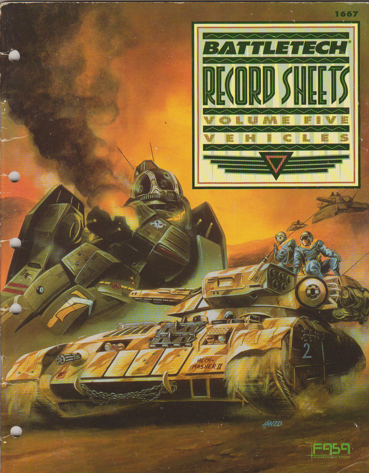 BattleTech Record Sheets Volume Five: Vehicles