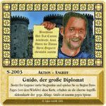 Board Game: Die Siedler von Catan: Das Kartenspiel – Sonderkarte 2003 – Guido, der große Diplomat