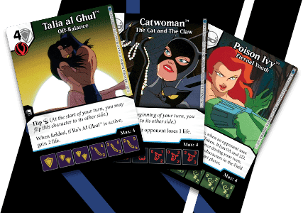 DC Comics Dice Masters: Batman the Animated Series Sirens Promo Cards