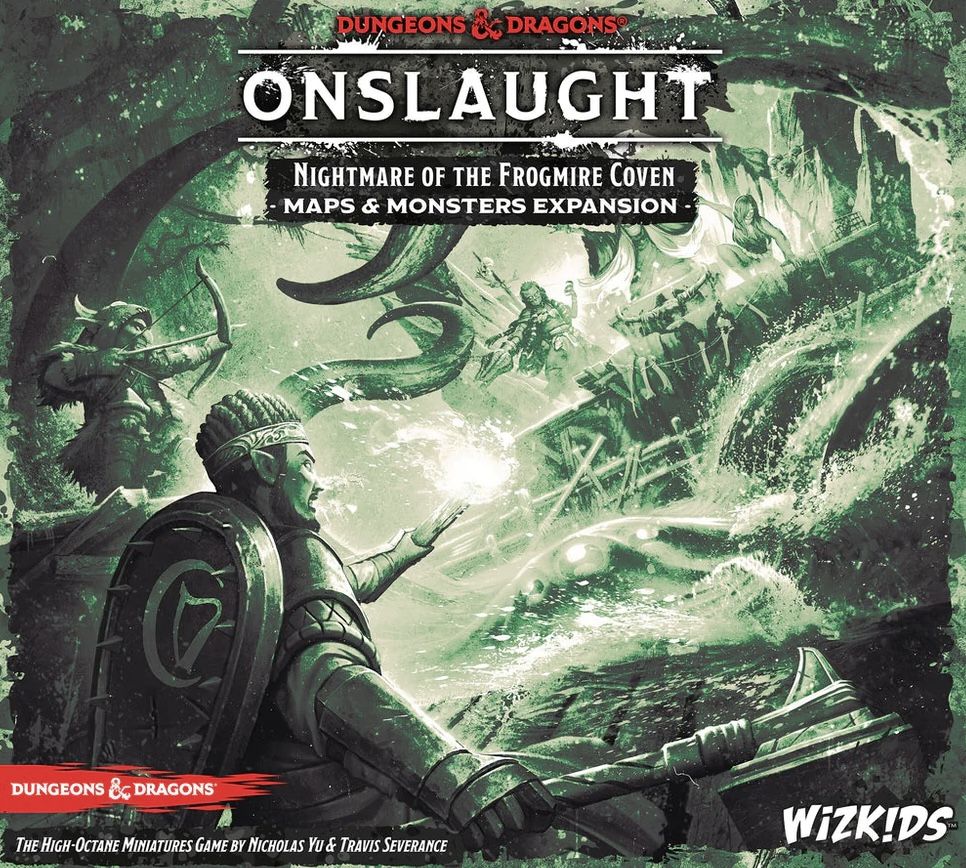 Coperta Dungeons  Dragons Onslaught: Nightmare of the Frogmire Coven - Maps  Monsters Expansion