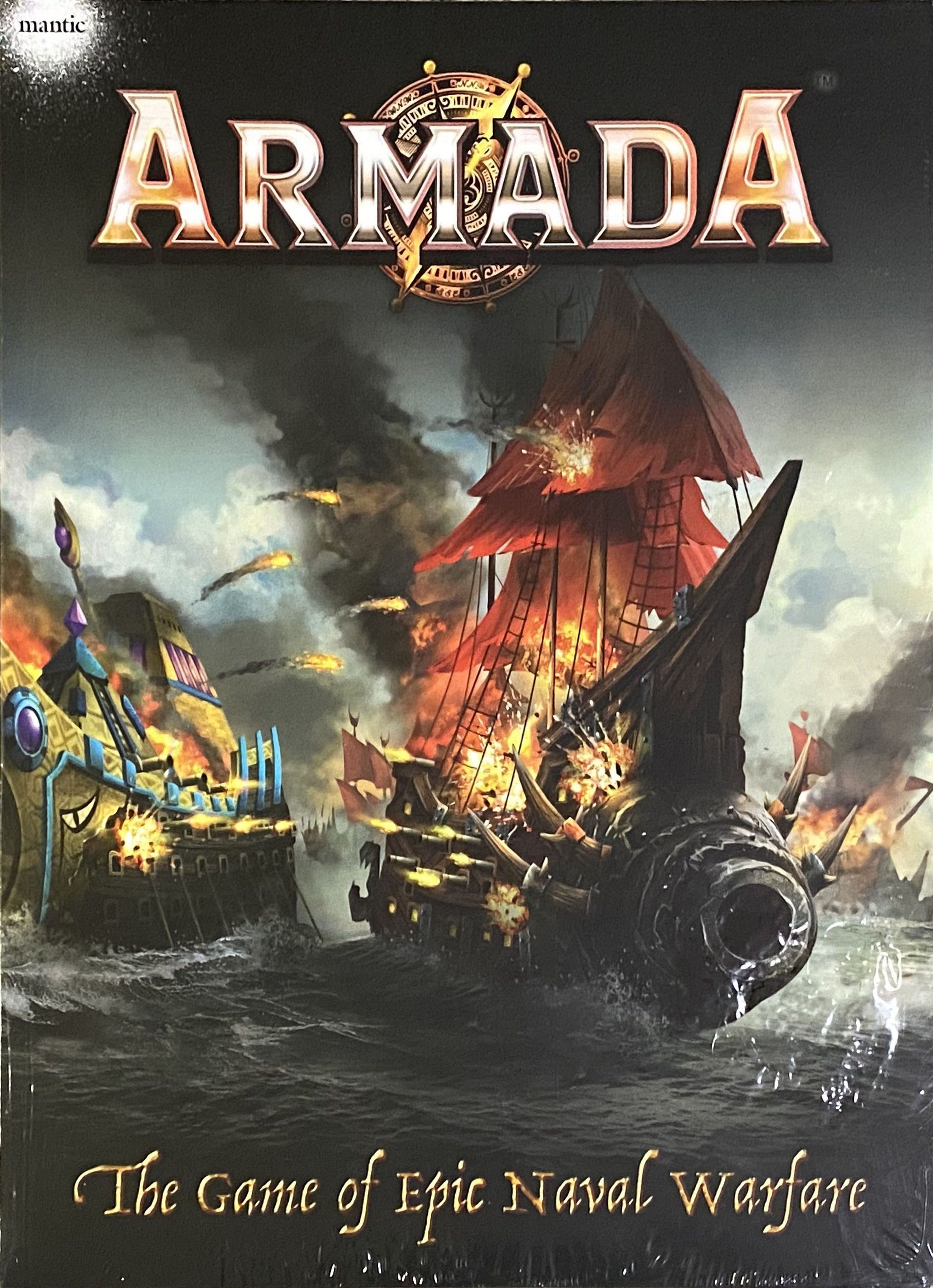Armada: The Game of Epic Naval Warfare Rulebook box art