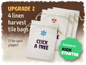 Click A Tree: Linen Harvest Tile Bags