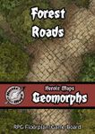 RPG Item: Heroic Maps Geomorphs: Forest Roads