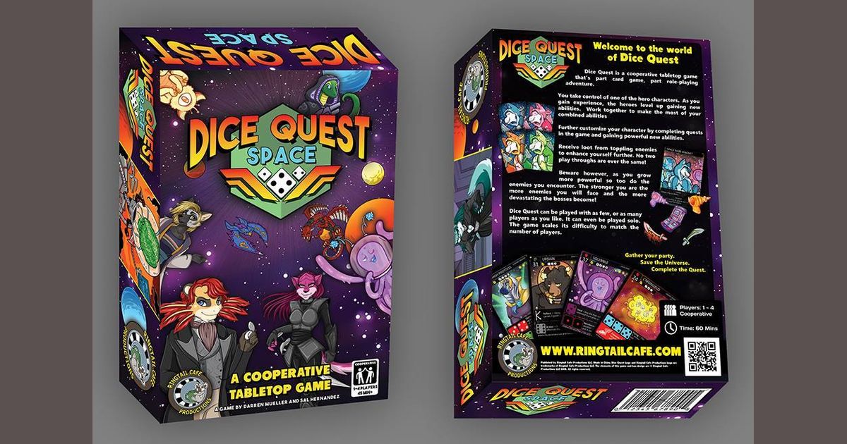Dice Quest Space Board Game BoardGameGeek