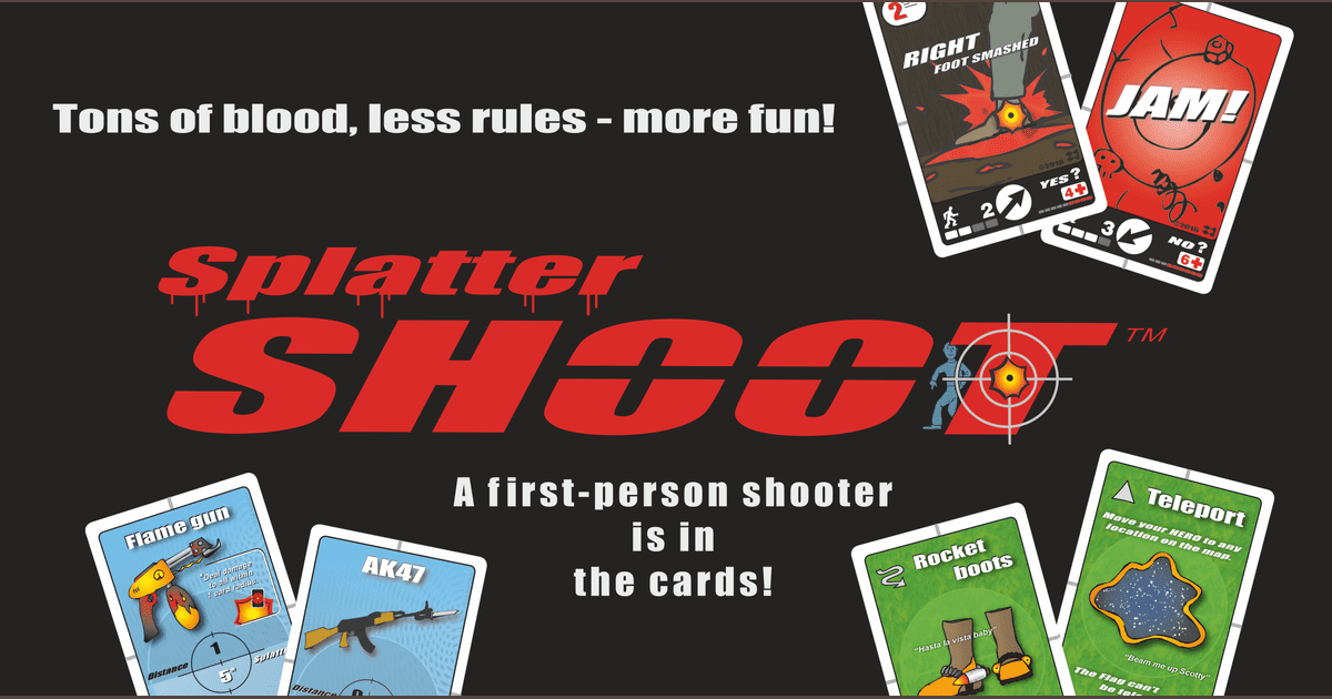 Splatter SHOOT Board Game BoardGameGeek