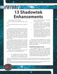 RPG Item: 13 Shadowtek Enhancements