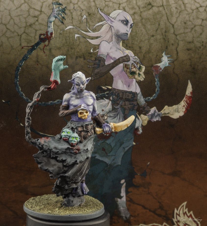 Carte LORD BAZAK Pour Zombicide Black Plague - Miniature Occasion, En Allemand, Pour Compléter Votre Jeu